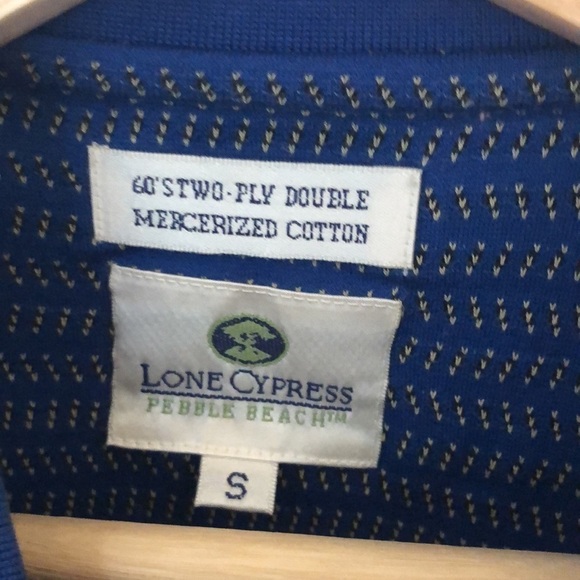 Lone Cypress Pebble Beach Men’s Premium Cotton Polo - Picture 14 of 14